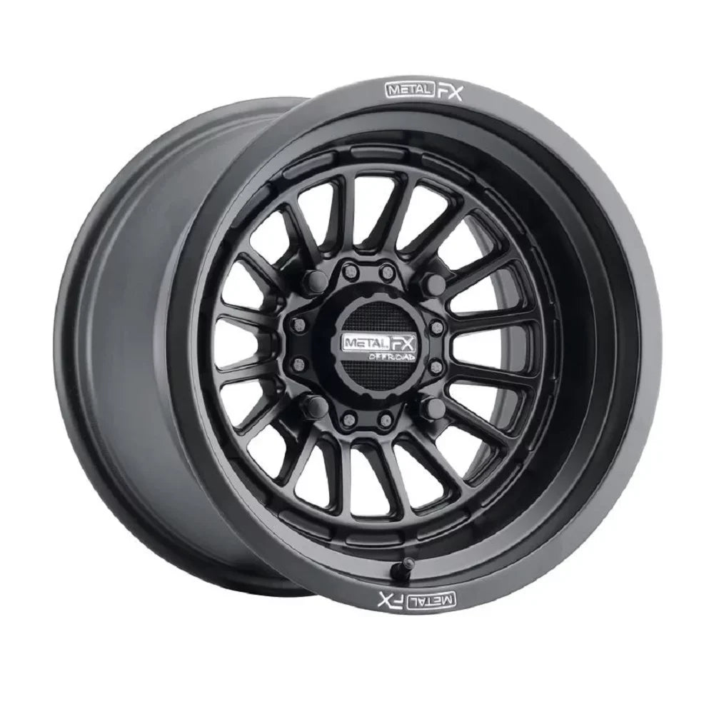MetalFX Delta CC 15x7/15x10 Wheels Bk 33" SS360/HP Tires Can-Am Maverick X3 / Honda Pioneer 1000 / Talon