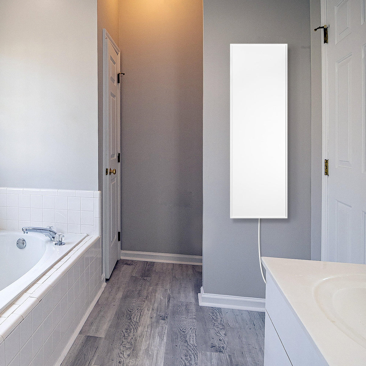 Ember Flex Radiant Panel Heater - White - 300W - 35” x 12” - Connection