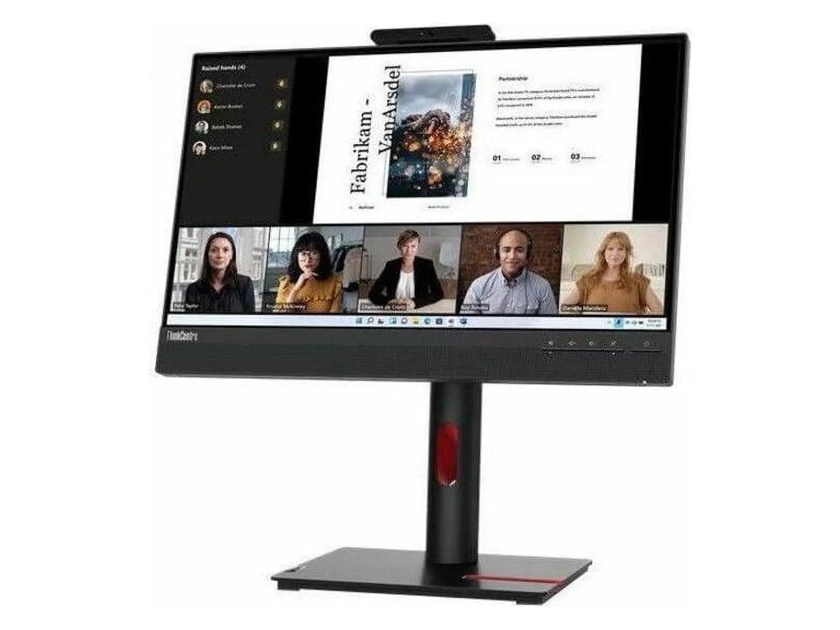Lenovo ThinkCentre Tiny-In-One 22 Gen 5 21.5" Webcam Full HD LED Monitor - 16:9 - Black - 22" Class - In-plane Switching (IPS) Technology - WLED Backlight - 1920 x 1080 - 16.7 Million Colors - 250 ...