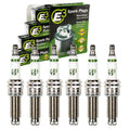 6 pc E3 Spark Plugs compatible with Honda Pilot 3.5L V6 2009-2022