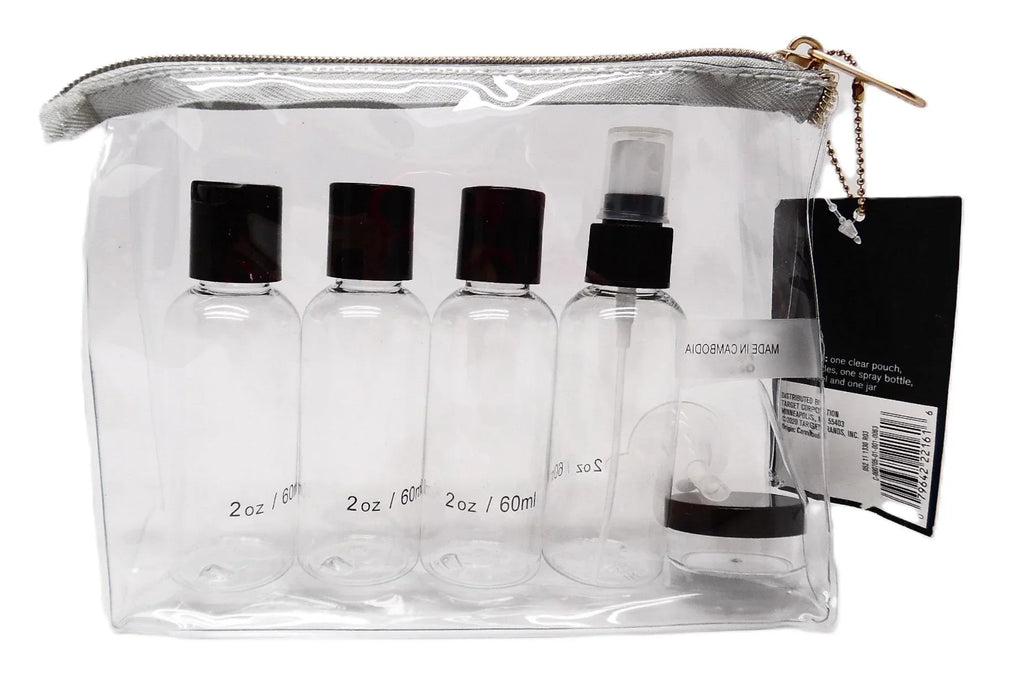 Sonia Kashuk TSA Travel Makeup Bag Kit, Clear