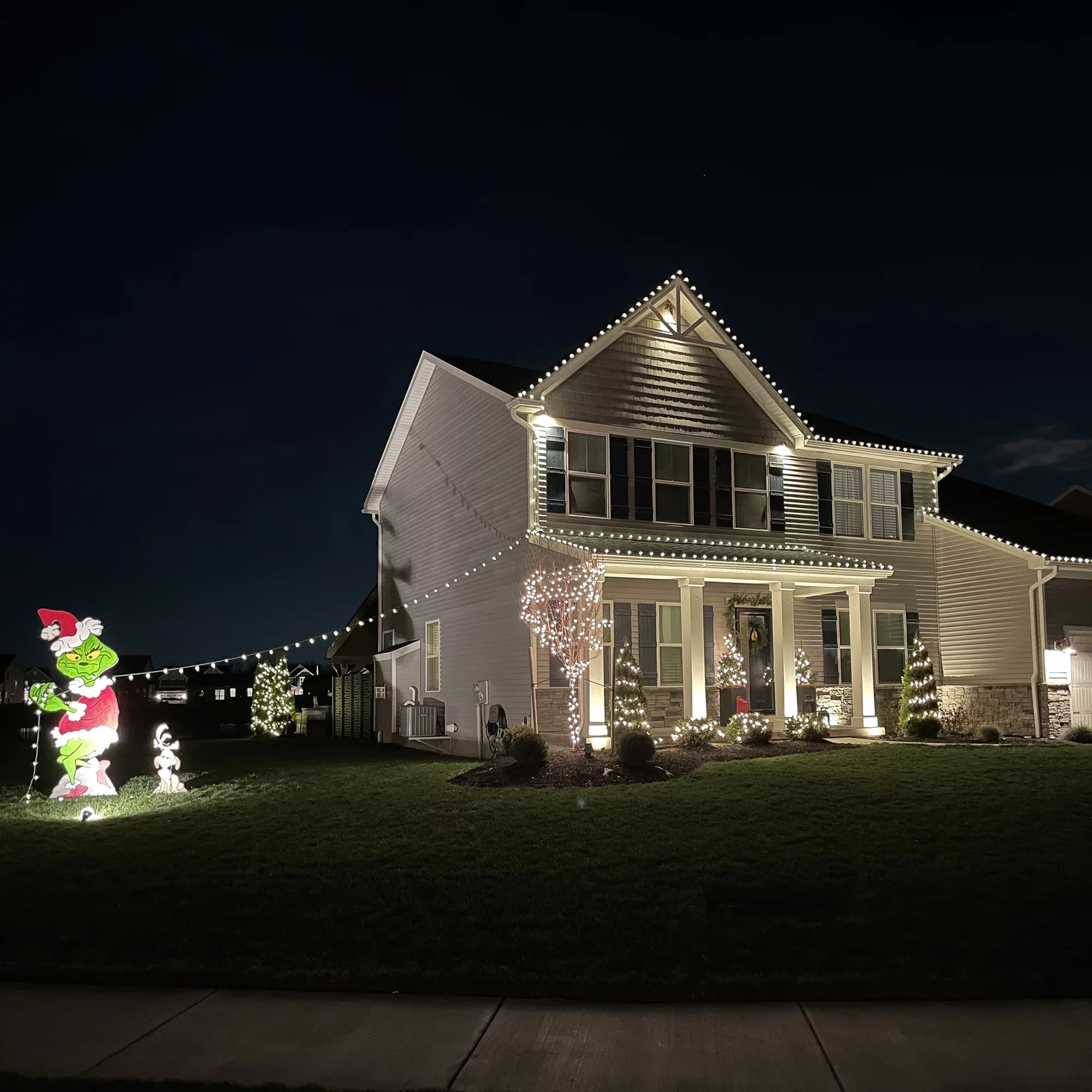 Northlight 100ct Warm White LED Faceted C9 Christmas Lights, 66ft Green Wire
