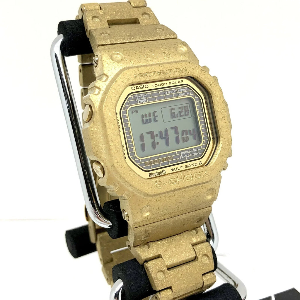 Pre-Owned CASIO Casio G-SHOCK Watch GMW-B5000PG-9JR 40th Anniversary RECRYSTALLIZED Gold Digital Radio Solar Men's ITWAURVQQSWO (Good)