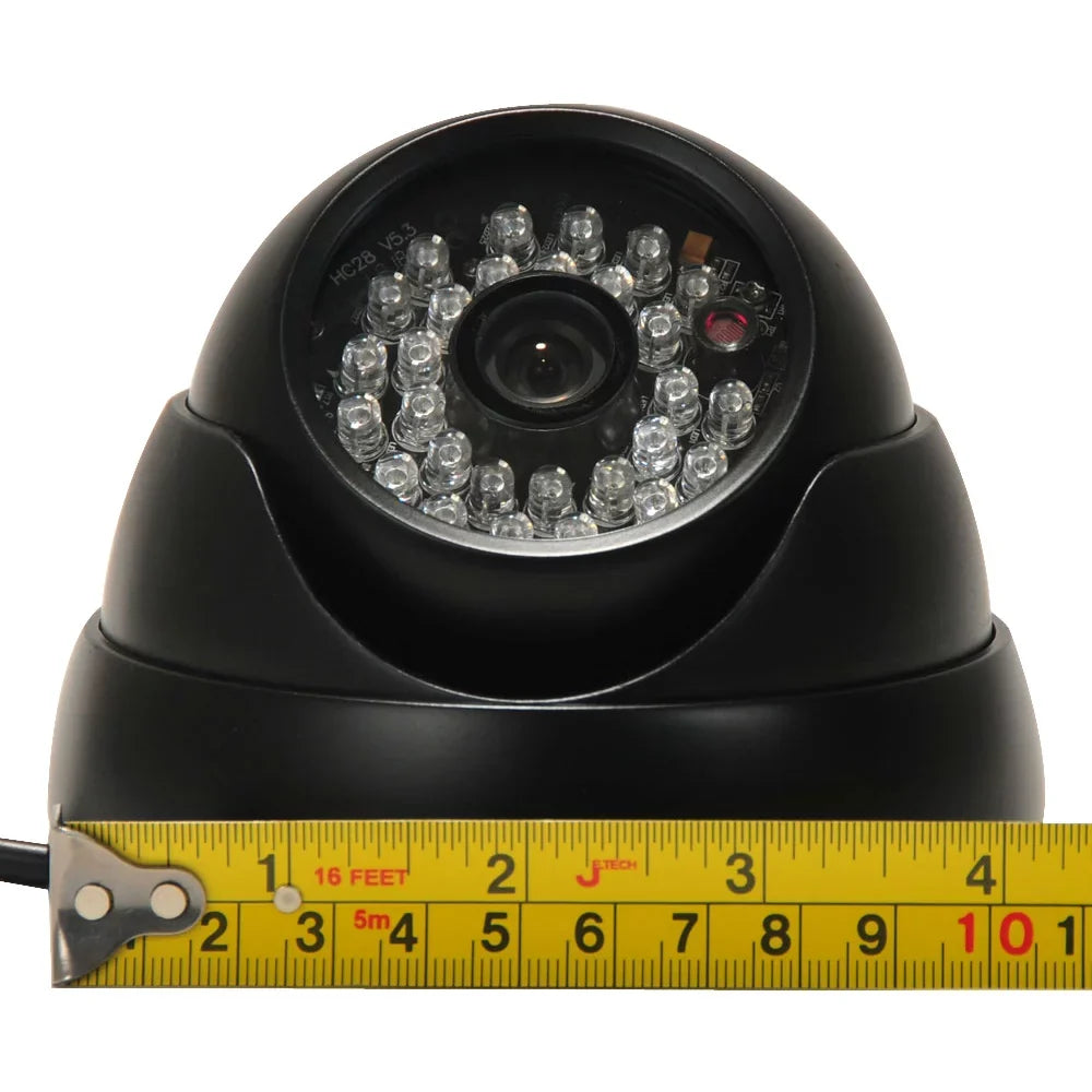VideoSecu 2 Pack Built-in 1/3 inch SONY Effio CCD 600TVL Security Camera IR Day Night 3.6mm Wide Angle Lens with 2 Power Supply bwi