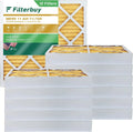 Filterbuy 20x20x4 MERV 11 Pleated HVAC AC Furnace Air Filters (12-Pack)