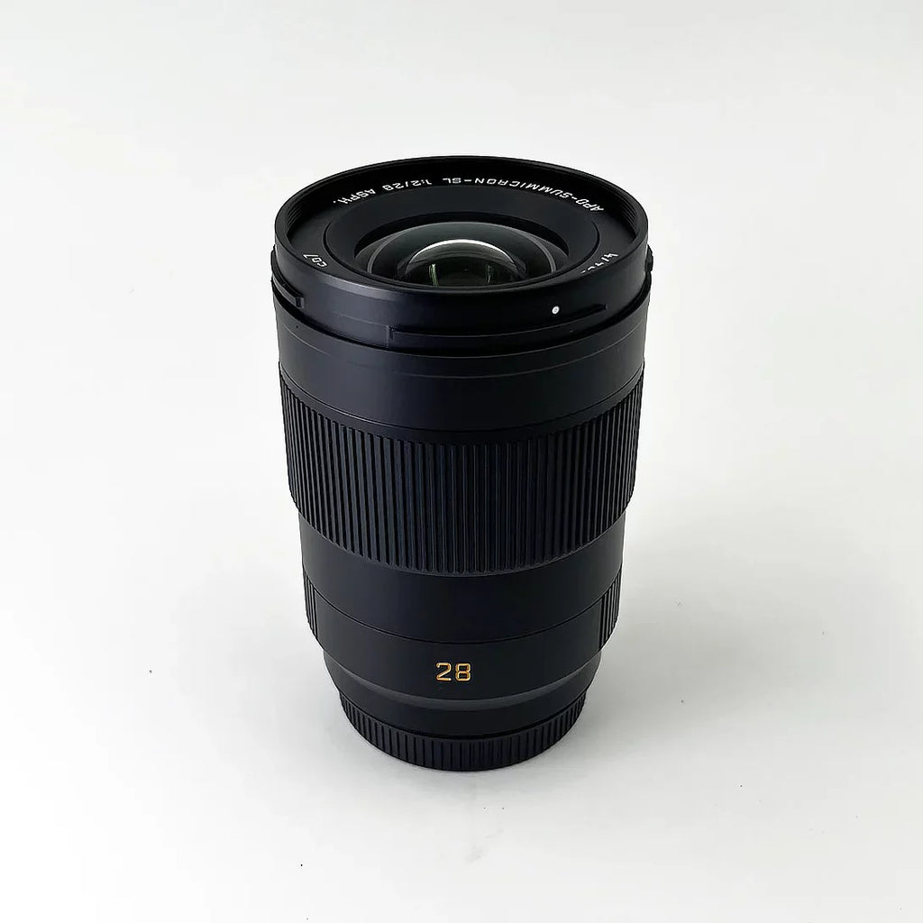Leica APO-Summicron-SL 28mm f/2 Aspherical Lens + Padded Medium Sized Case + 67mm 3-Piece Filter Kit + Lens Cap Keeper + 6Ave Cleaning Kit