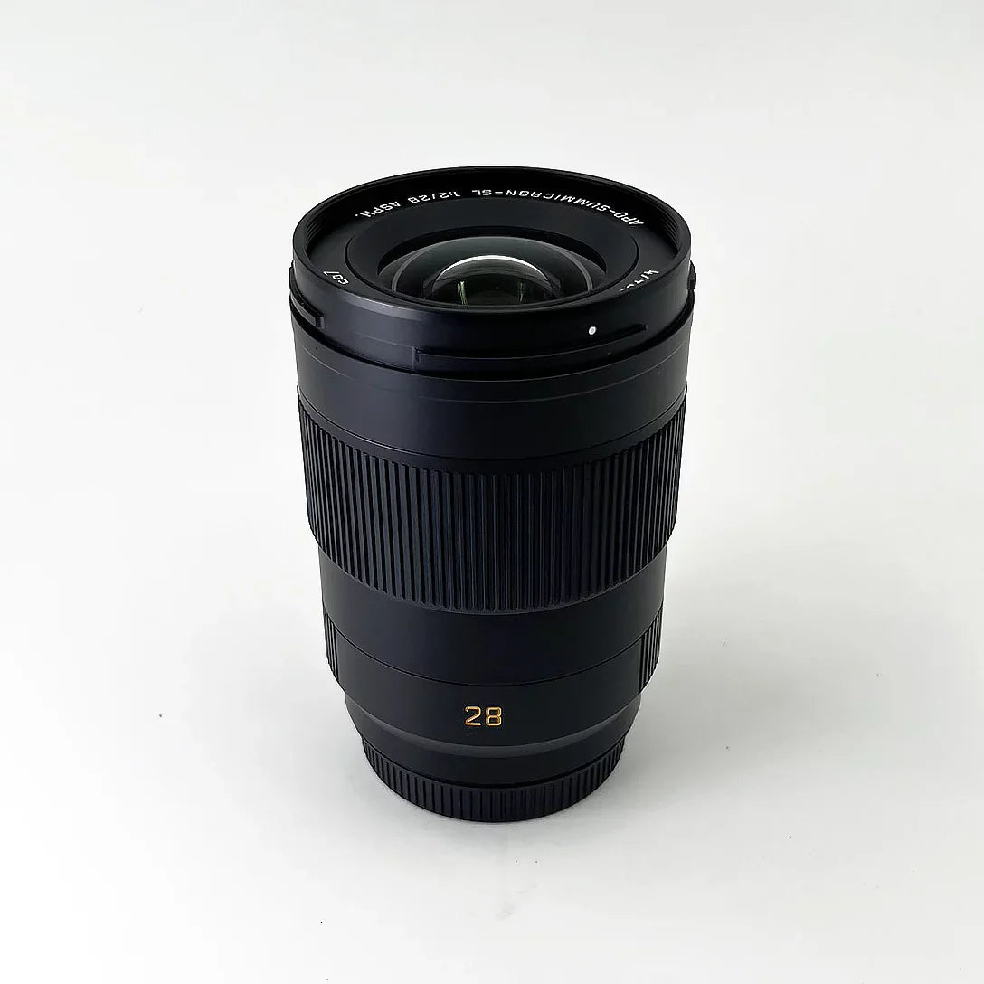 Leica APO-Summicron-SL 28mm f/2 Aspherical Lens + Padded Medium Sized Case + 67mm 3-Piece Filter Kit + Lens Cap Keeper + 6Ave Cleaning Kit