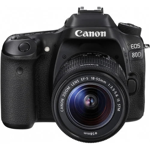 Canon EOS 80D DSLR Camera Intermediate Bundle with 18-55mm Lens+24.2MP APS-C CMOS sensor and DIGIC 6 image processor