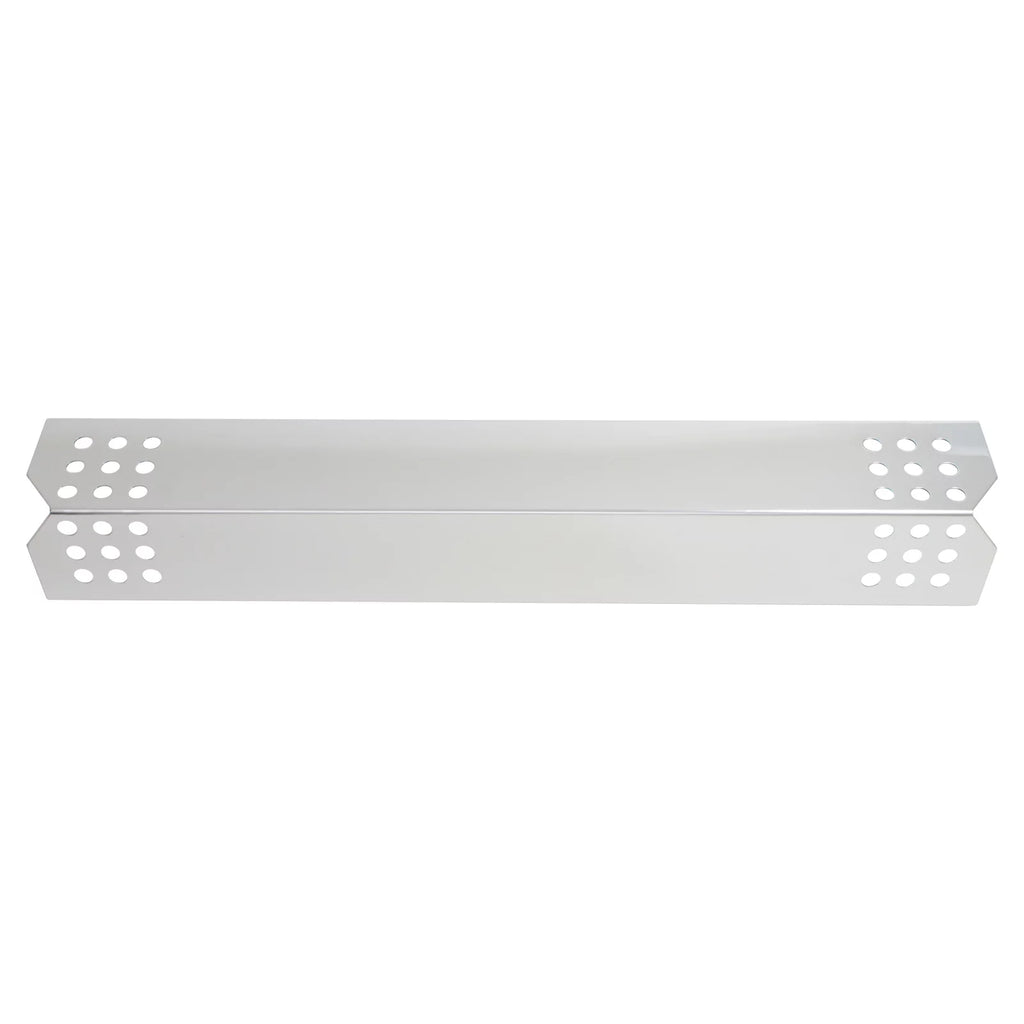 3-Pack BBQ Grill Heat Shield Plate Tent Replacement Parts for Nexgrill 720-0745 - Compatible Barbeque Stainless Steel Flame Tamer, Guard, Deflector, Flavorizer Bar, Vaporizer Bar, Burner Cover 16 1/8"