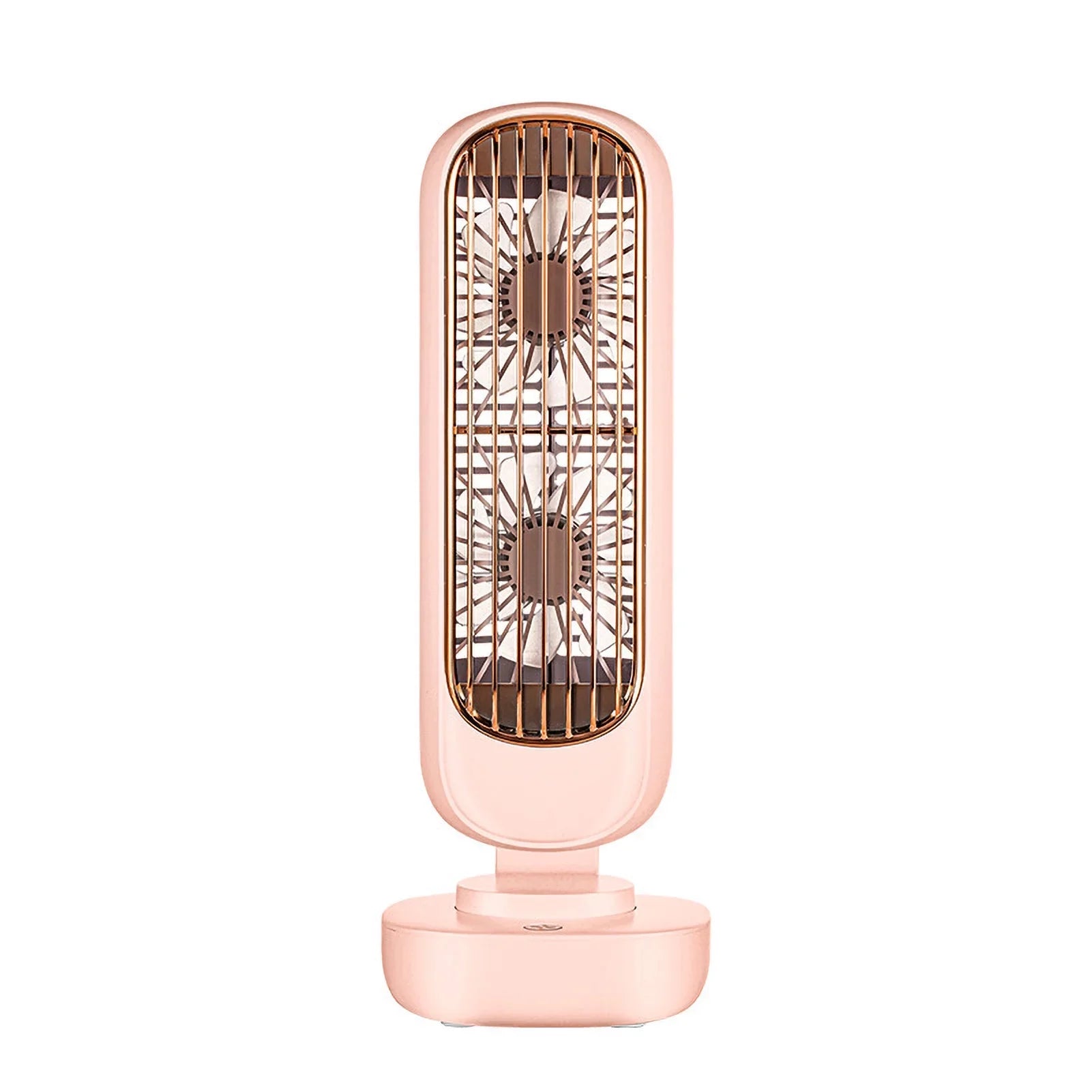 Anself Small Desk Tower Fan 3 Speed Portable USB Mini Cooling Tower Fan Air Circulation Standing Fan for Home Office Desktop Bedroom