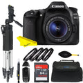 Canon EOS 80D DSLR Camera Advanced Bundle with 18-55mm Lens+ 24.2MP APS-C CMOS sensor and DIGIC 6 image processor