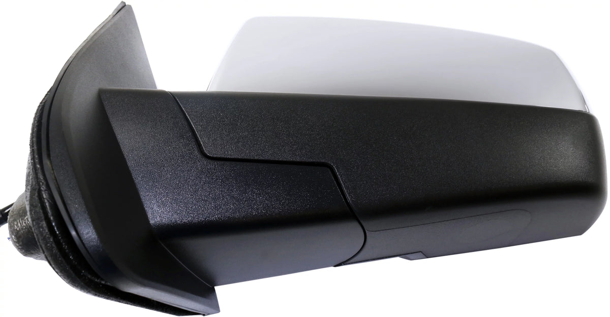 Mirror Compatible With 2015-2018 GMC Sierra 2500 HD Chevrolet Silverado 3500 Left Driver Side Heated Chrome Kool-Vue