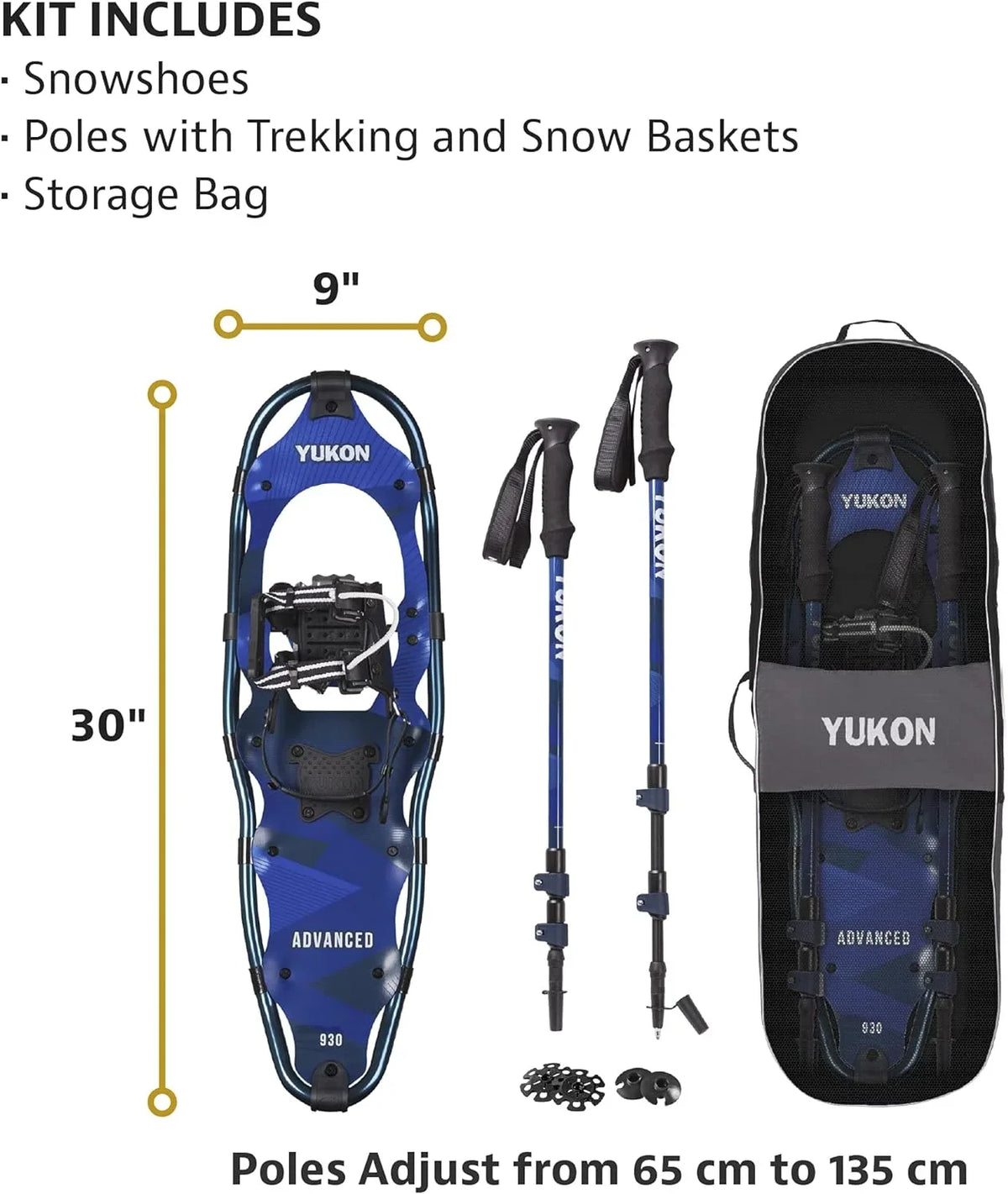 Charlies Advanced Snowshoe Kit, 930