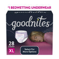 Goodnites Nighttime Bedwetting Underwear for Girls, XL, 28 Ct (Select for More Options)