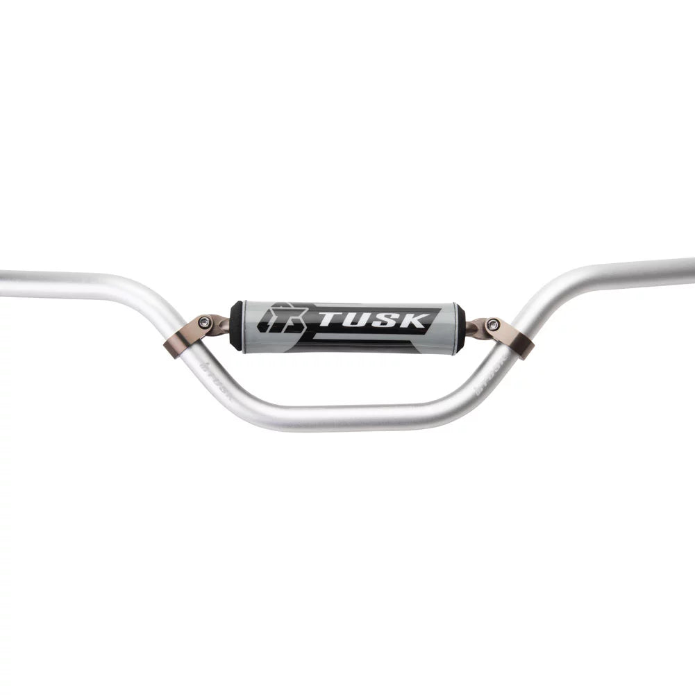 Tusk T-10 Aluminum 7/8" Handlebar SX Mini Bend Silver For LEM LX3 2000