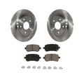 Transit Auto - Rear Disc Brake Rotors And Memory Pads Kit For Dodge Grand Caravan Chrysler Town & Country Journey Volkswagen Routan Memory C/V K8C-101842