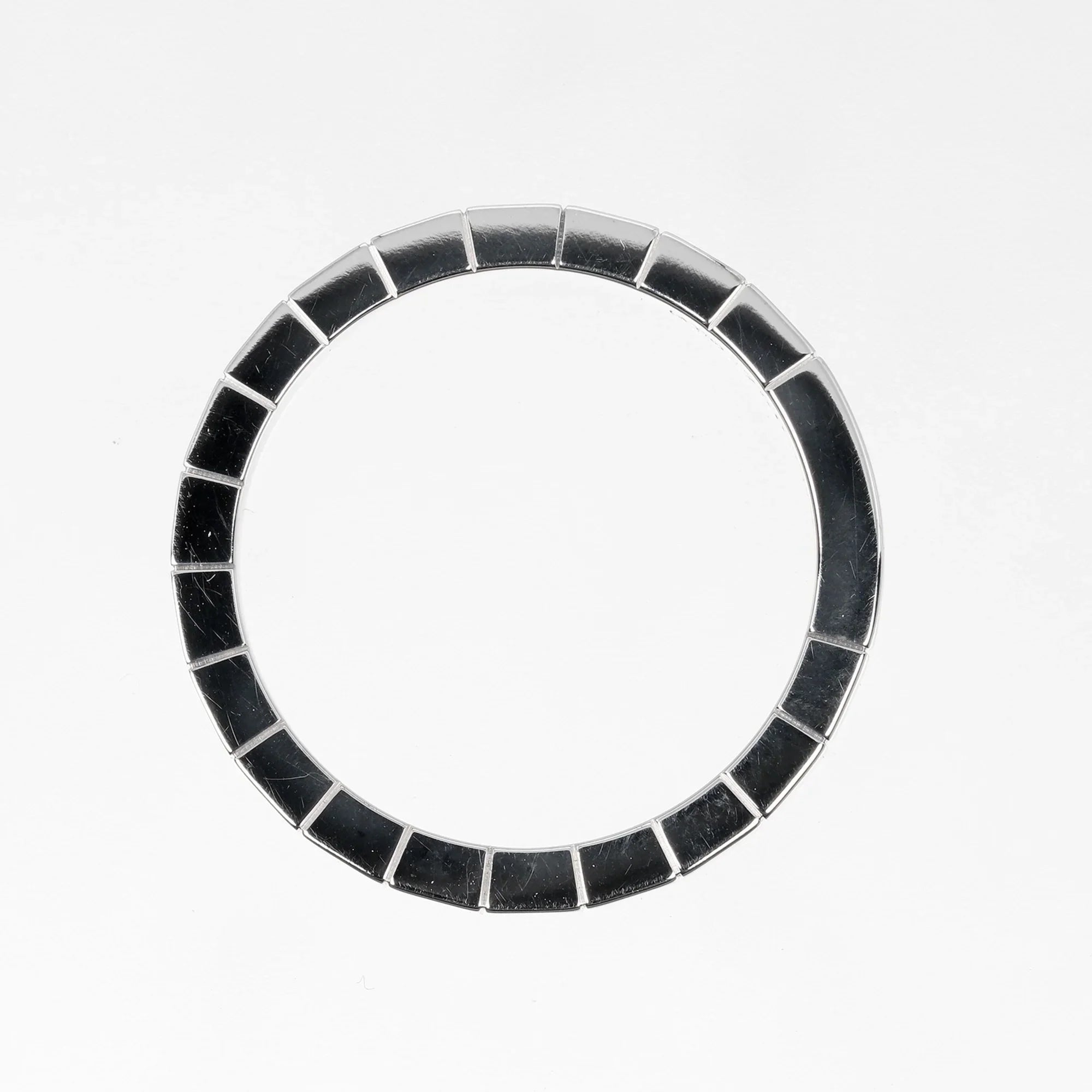 Pre-Owned Cartier CARTIER Raniere No. 18 Ring K18 WG White Gold Approx. 6.73g I122924044 (Good)