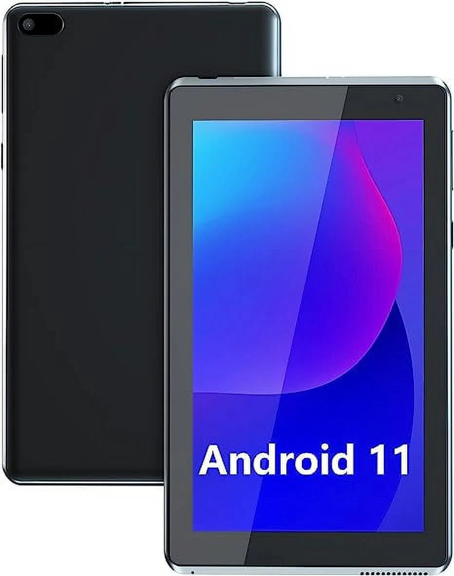 7 Inch Tablet, Android 11 Tablet PC, 32GB Storage 2GB Random Access Memory Tablets Central Unit Processor Android 11 Tablet PC Camera, WiFi, Bluetooth Computer Tablet (Black)