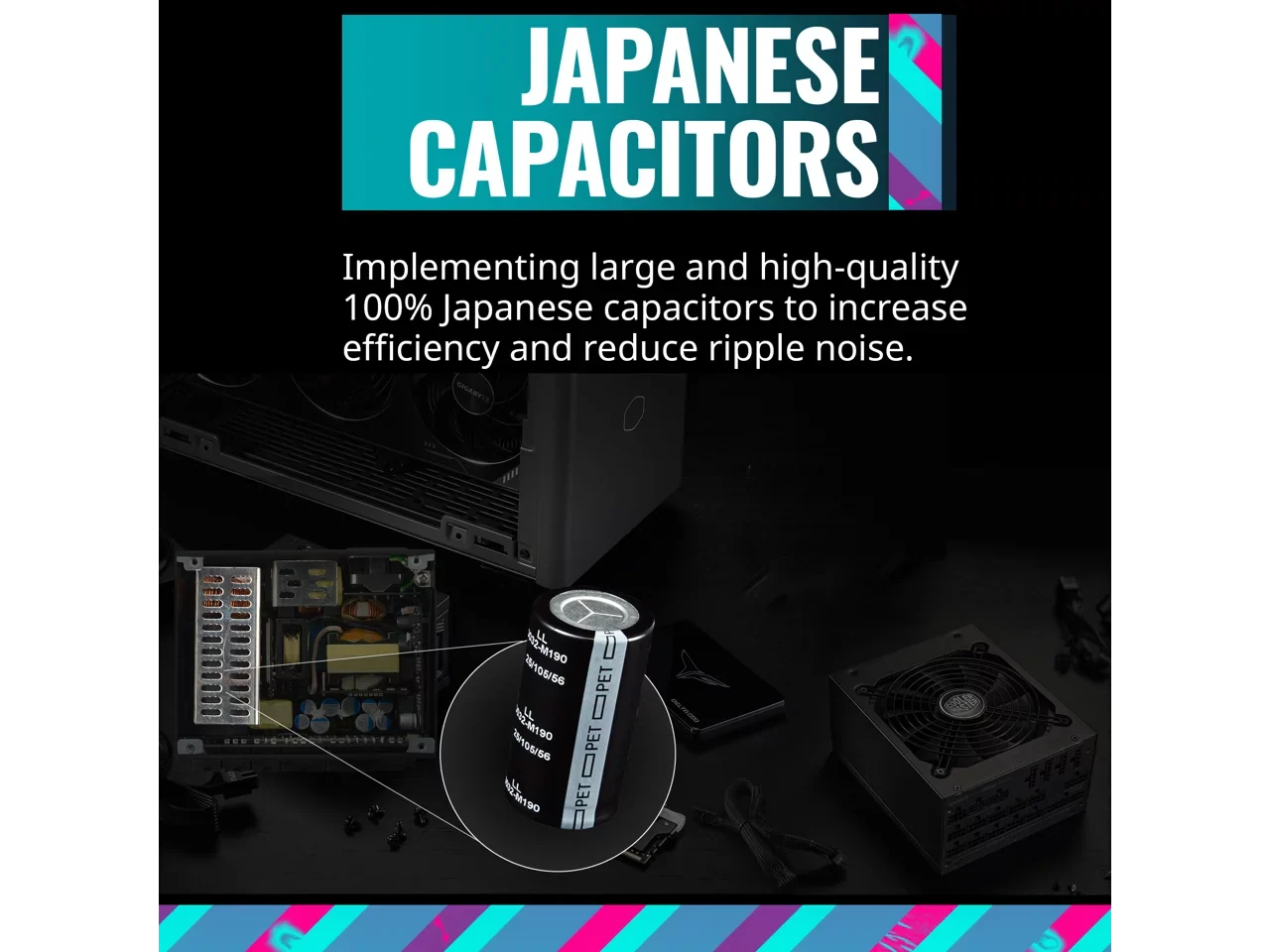 Cooler Master V1100 SFX Platinum Fully Modular, Fully ATX3.0, 1100W SFX, 80+ Platinum Efficiency, ATX Bracket Included, SFX Form Factor (MPZ-B001-SFAP-BUS)