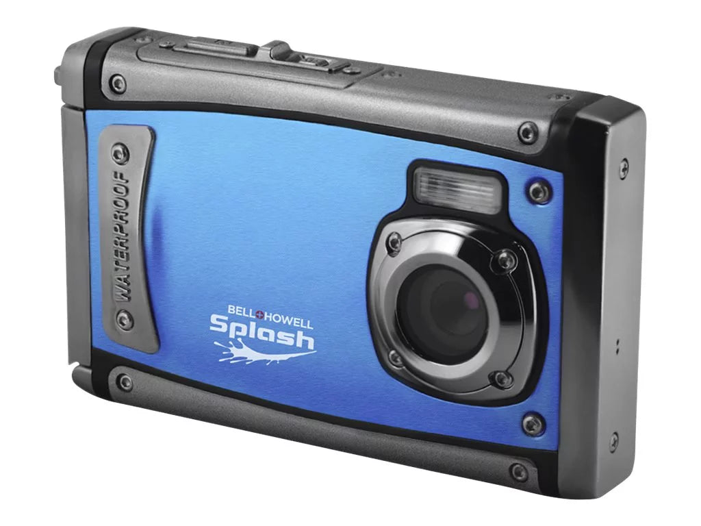 Bell + Howell WP20 Splash3 - Digital camera - compact - 12.0 MP - 1080p / 15 fps - underwater up to 9.8 ft - blue