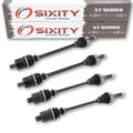 4 pc Sixity XT Front Rear Left Right Axle compatible with Polaris Ranger 1000 2015 - R15RTAD1AA EA DIESEL 4X4