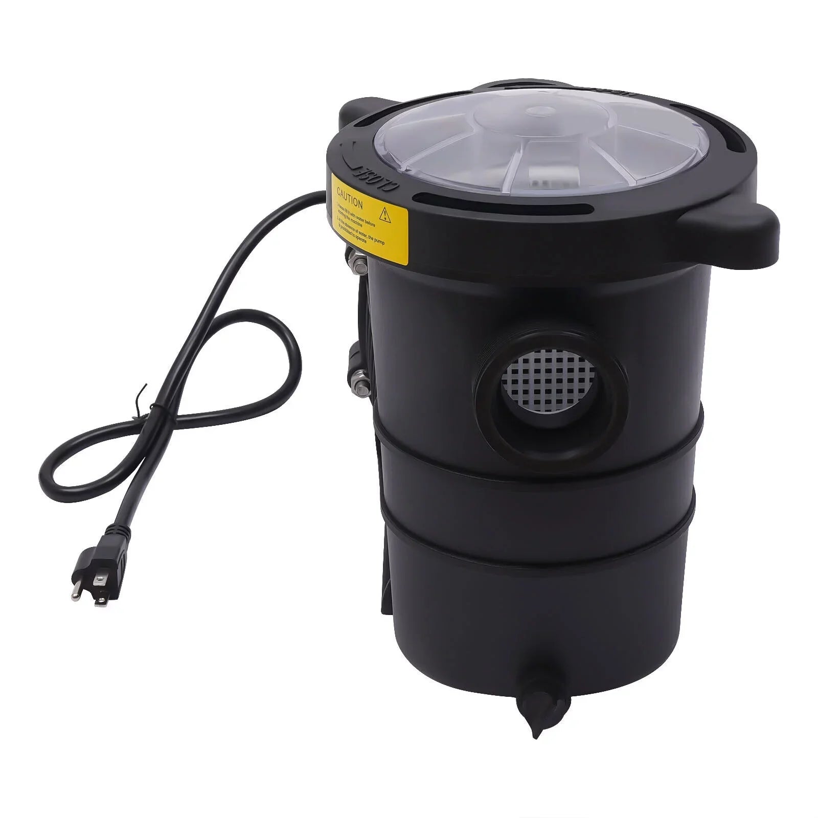 Wuzstar 2HP Pool Pump In/Above Ground Swimming Pool Pumps Motor W/Strainer 410-300L/min 118GPM, 110-120V