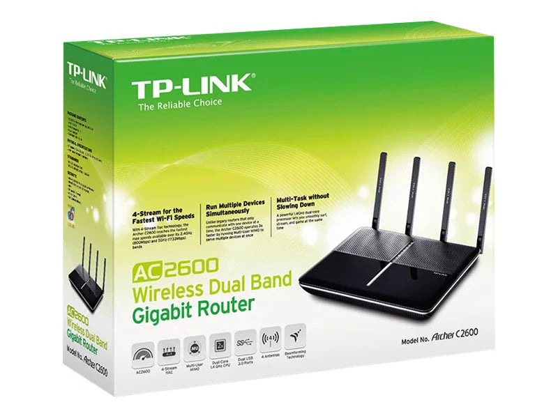 Tp-Link ARCHER C2600 -Band Gigabit Router