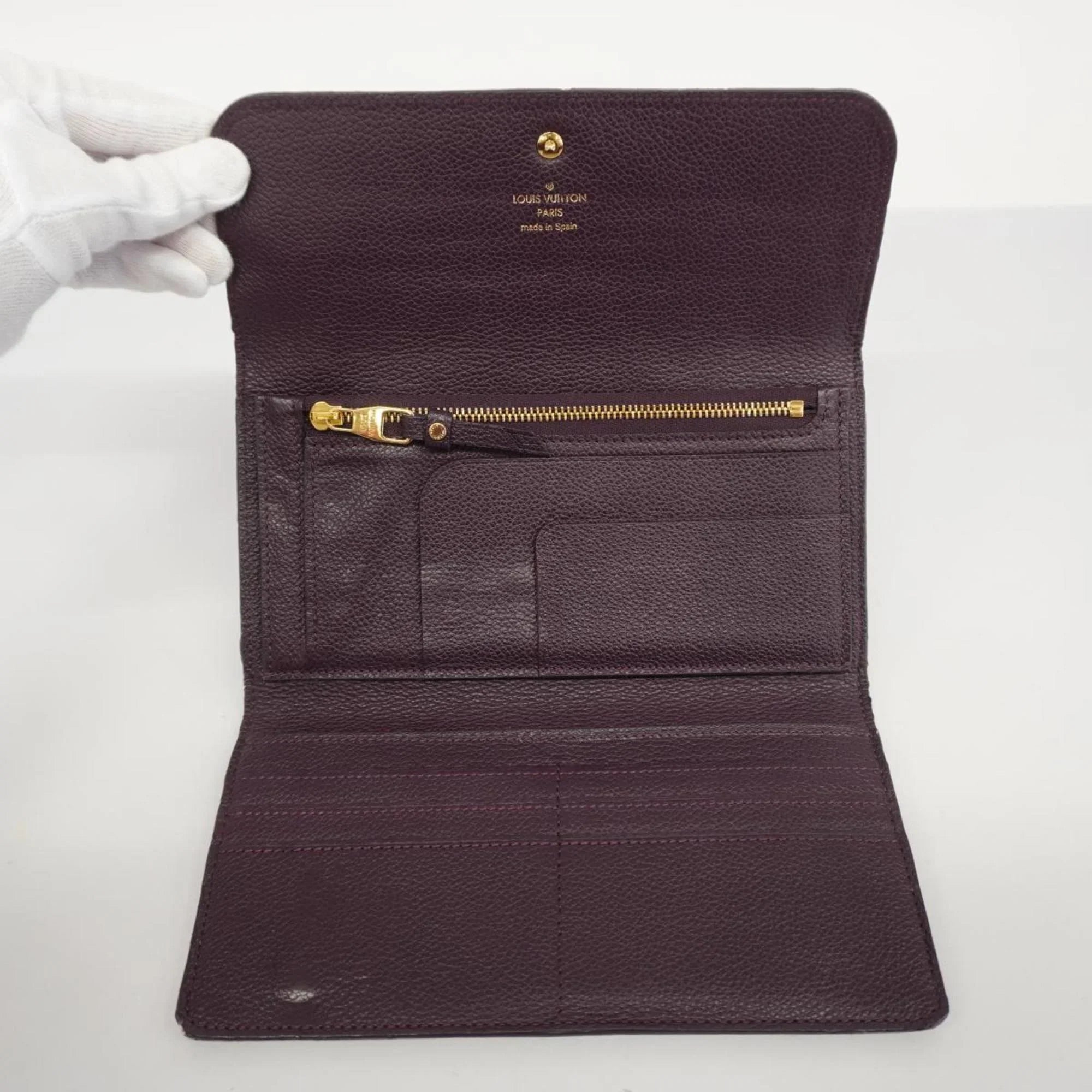 Pre-Owned Louis Vuitton Tri-fold Long Wallet Random Access Memory Empreinte Portefeuille Virtuose M60294 Orb Ladies (Good)