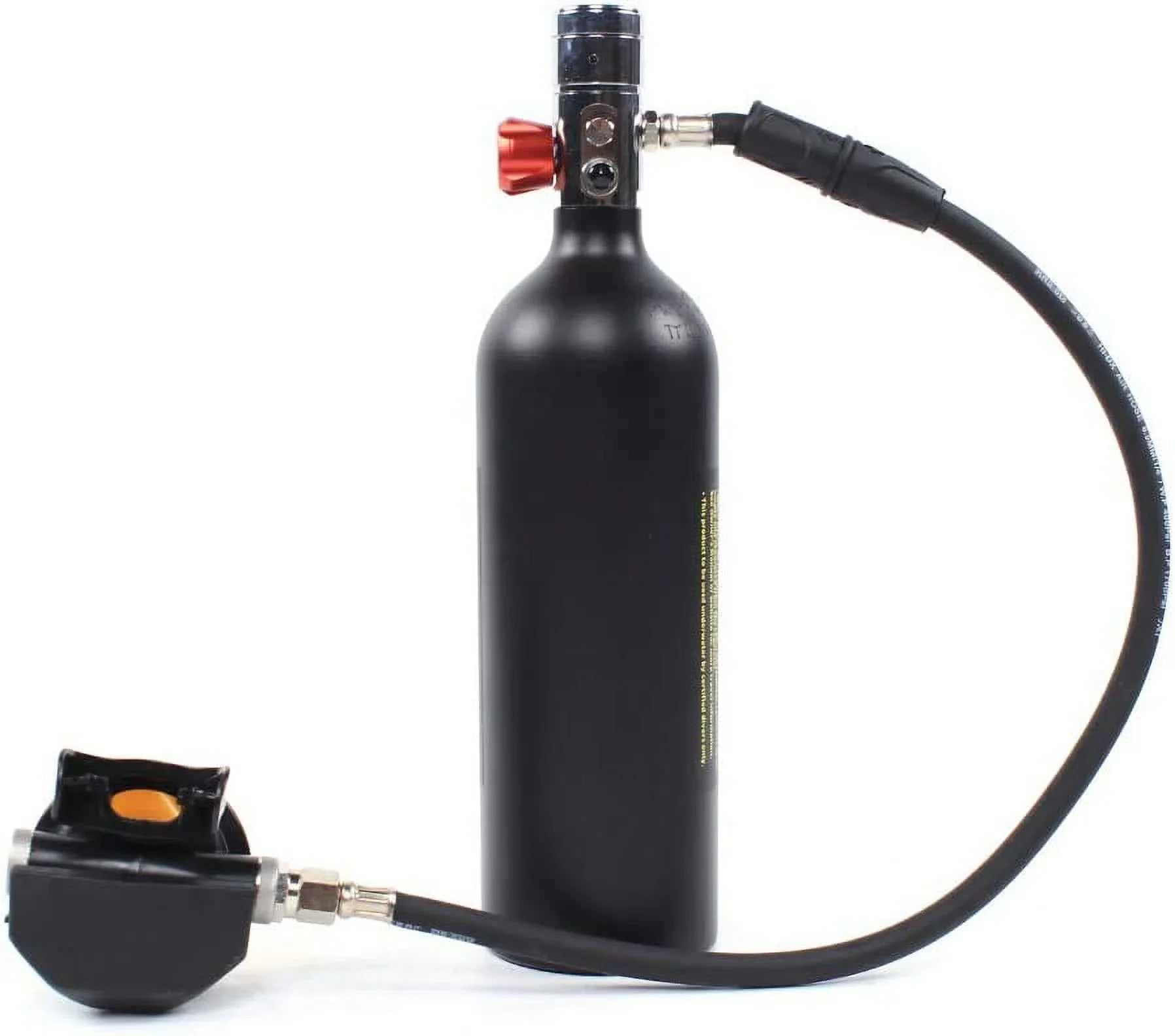 FETCOI 1L DIDEEP E-S400B Diving Tank Equipment Mini Scuba Cylinder Refill by High Pressure Air Pump Refill Adapter for Underwater Diving Breathe Training