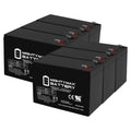 12V 9Ah Cell Replacement for Merida PC 500 Electric Bike - 6 Pack