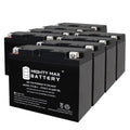 YT12B-4 12V 10Ah Replacement Energy Source compatible with Adventure Power UT12B-4 - 8 Pack