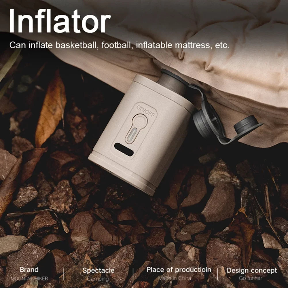 Tickas Multifunctional Portable Cordless Electric Inflator -use Outdoor Inflatable and Pump Mattress Inflator Pump