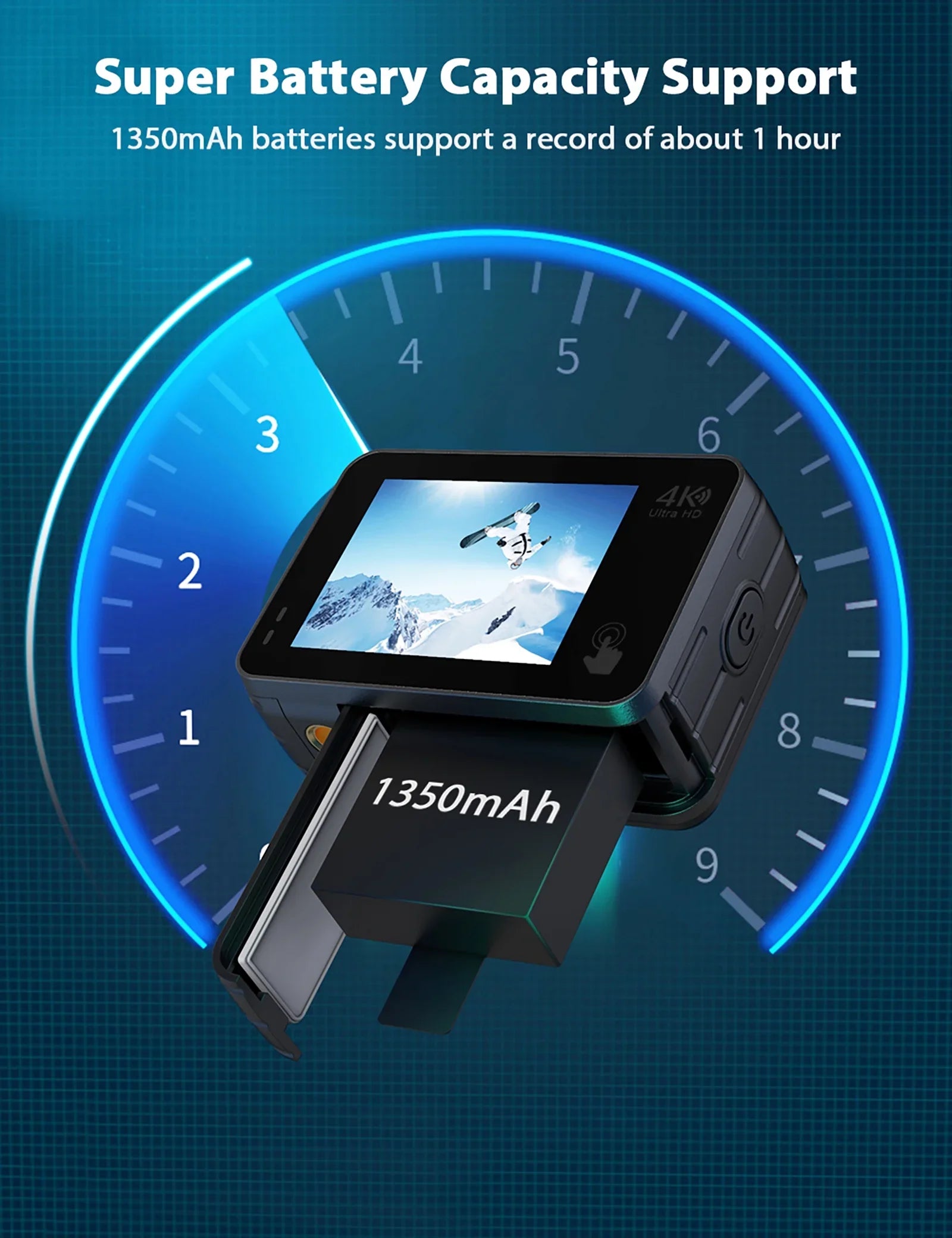 WF Action Cam 4K 60FPS 24MP Sport Camera 40M Underwater Camera Waterproof with Touch Display Vlog Camera EIS Remote Control 170° Wide Angle
