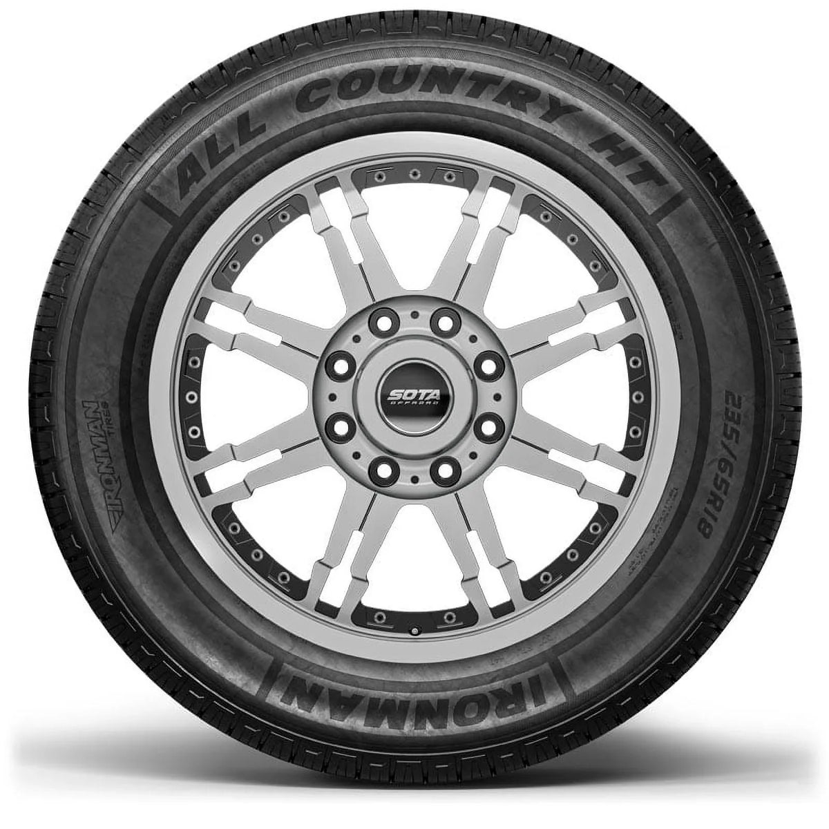 Ironman All Country H/T Highway 245/75R16 120/116S SUV/Crossover Tire Fits: 2015 Toyota Tacoma TRD Pro, 1995-2002 Chevrolet Tahoe LT