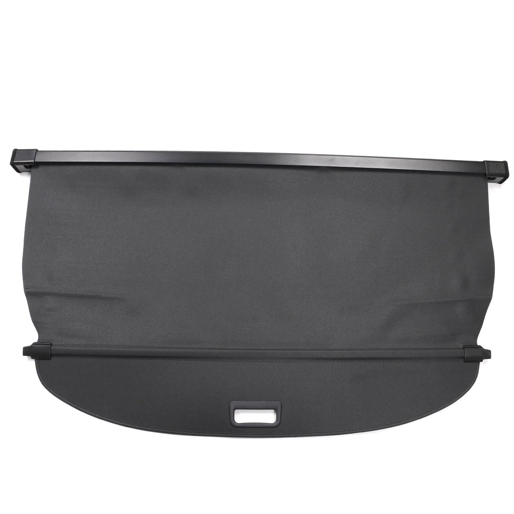 Ikon Motorsports Cargo Cover Compatible With 2021-2023 Nissan Rogue All Models PVC & Aluminum Rod Black Security Rear Trunk Cover Security Retractable Shield