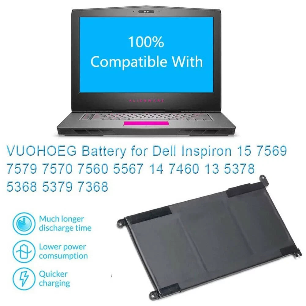 42WH WDX0R Power Unit for Inspiron 5565 7573 Series P66F P75F P69G CYMGM