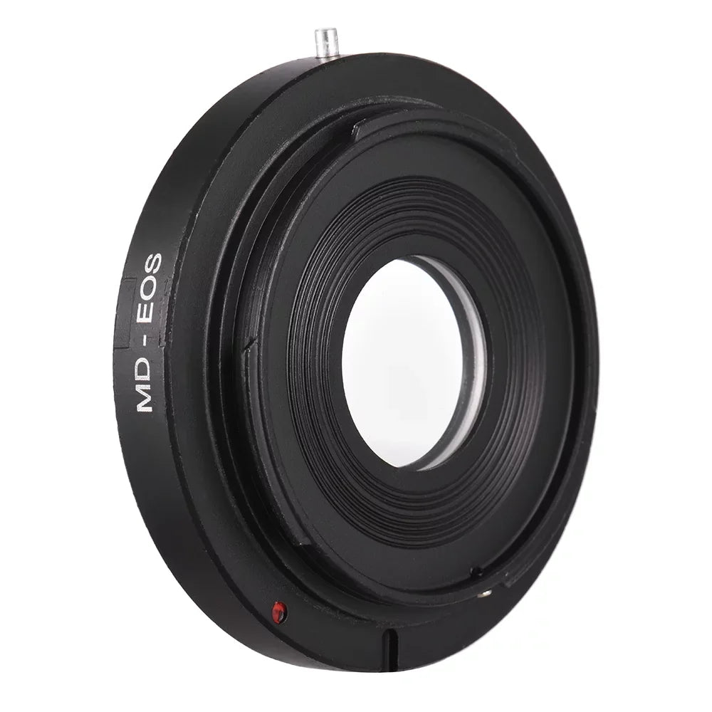 OWSOO MD- Lens Mount Adapter Ring with Corrective Lens for Minolta MD Lens to Fit for EF Focus Infinity