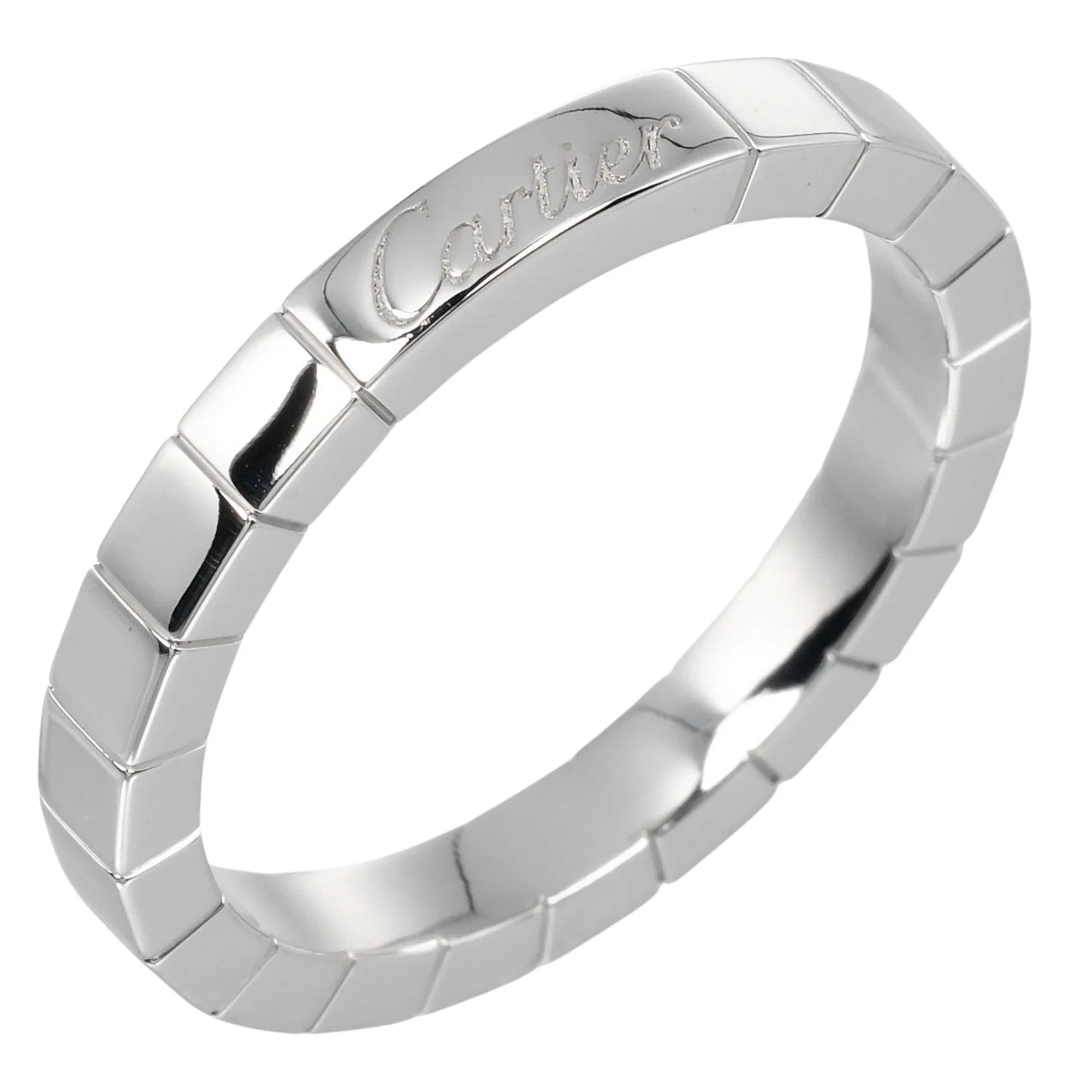 Pre-Owned Cartier CARTIER Raniere No. 18 Ring K18 WG White Gold Approx. 6.73g I122924044 (Good)