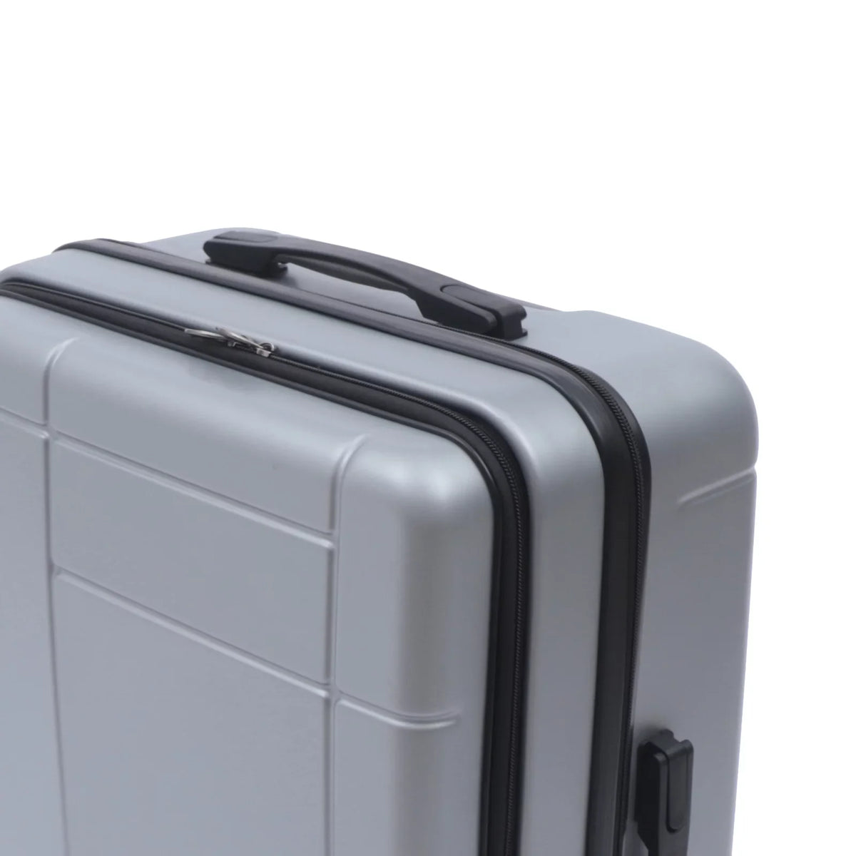 Wuzstar 24" Traveling Luggage PC+ABS Luggage Bags with TSA Lock Durable Spinner Wheels Hardside Carry On Suitcase , Silver