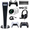 Sony PlayStation 5 Digital Console with Extra Gray Camo sense Controller and Accessories Kit