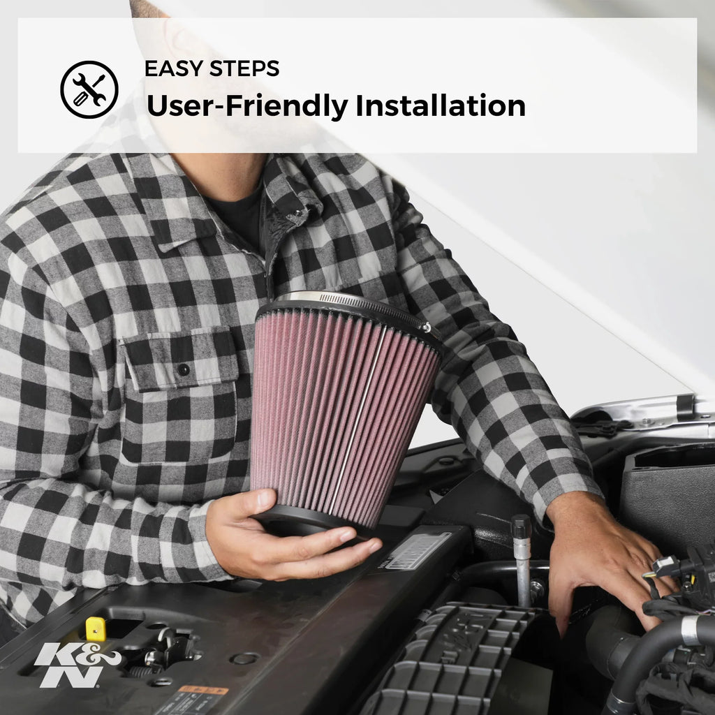 K&N Engine Air Filter: High Performance, Premium, Washable, Industrial Replacement Filter, Heavy Duty: E-3816