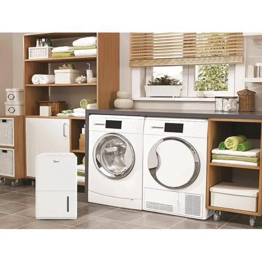 Restored Midea 22-Pint Energy Star Smart Dry Dehumidifier (Refurbished)