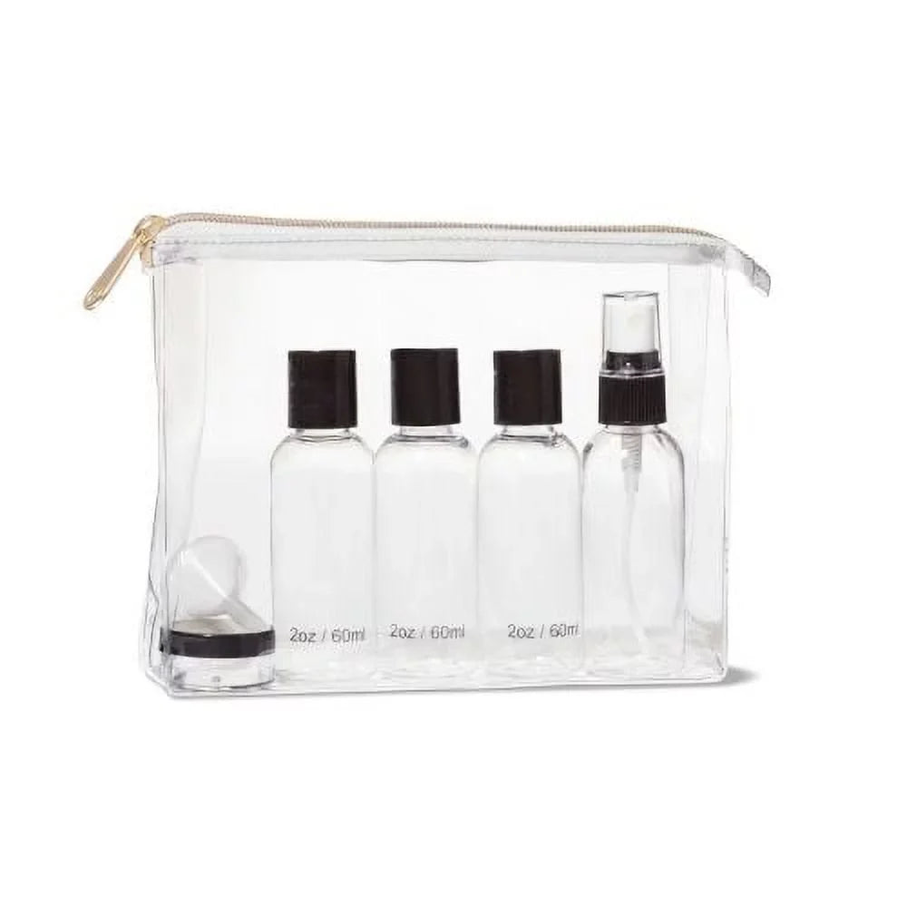 Sonia Kashuk TSA Travel Makeup Bag Kit, Clear