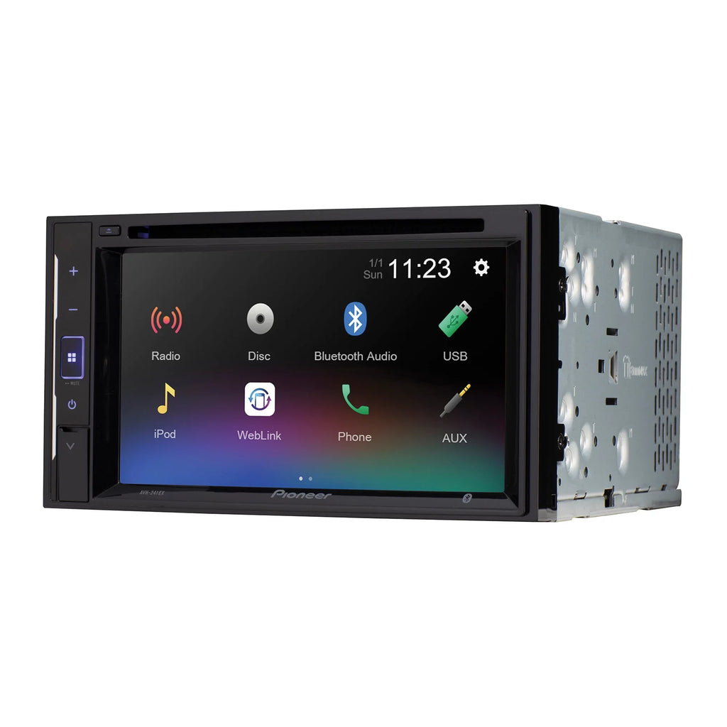 Pioneer 6.2 inch Resistive Panel Back Up Camera Ready - DVD Receiver - Black