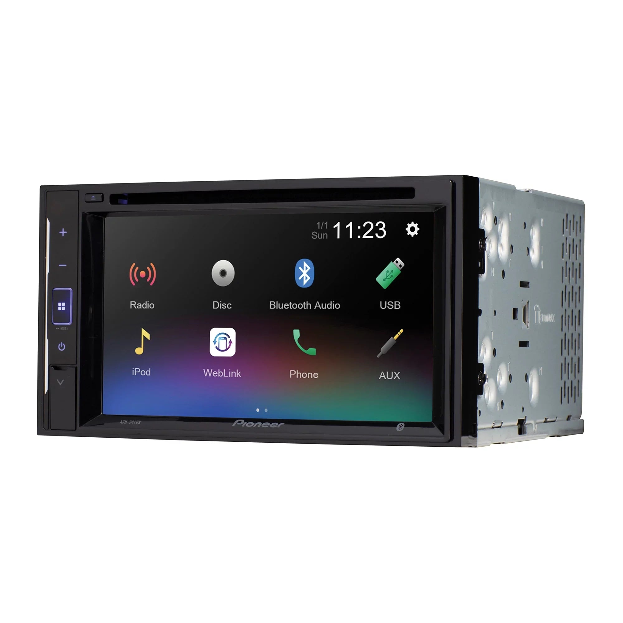 Pioneer 6.2 inch Resistive Panel Back Up Camera Ready - DVD Receiver - Black