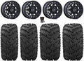 Black Rhino Chamber 14" Wheels Bk 26" Reptile Tires Kawasaki Mule Pro FXT