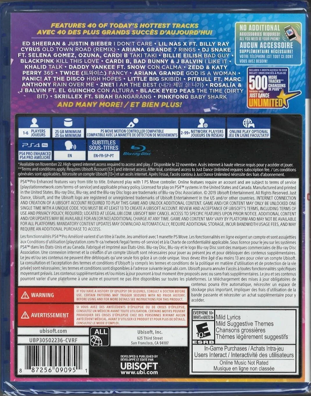 Just Dance 2020 PS4 (Brand New Factory Sealed US Version) PlayStation 4,PlayStat