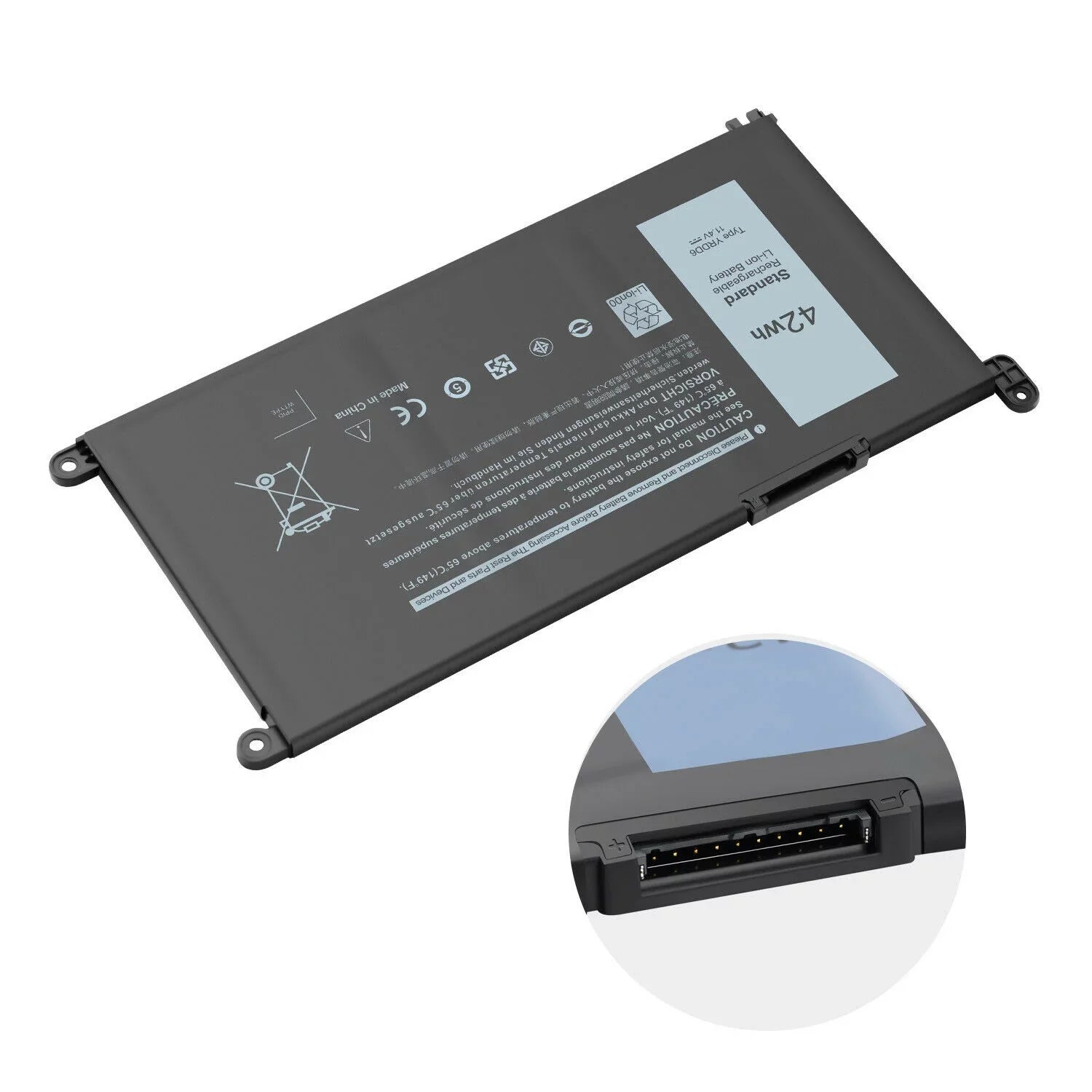 42Wh YRDD6 Energy Source for Inspiron 7586 5482 5485 5491 3310 3493 2in1