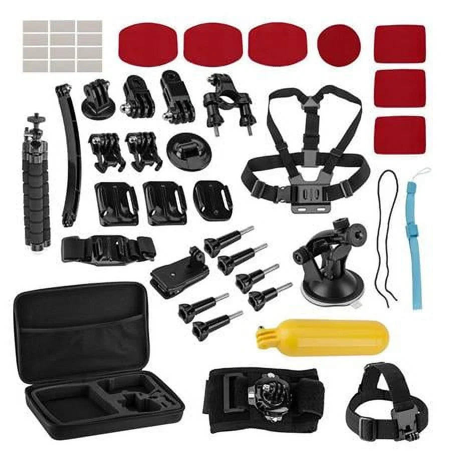 Action 2 4K Ultra HD Display Combo Camera Bundle with 64GB microSD Memory Card, Froggi Extreme Sport 40-pc Accessories Kit