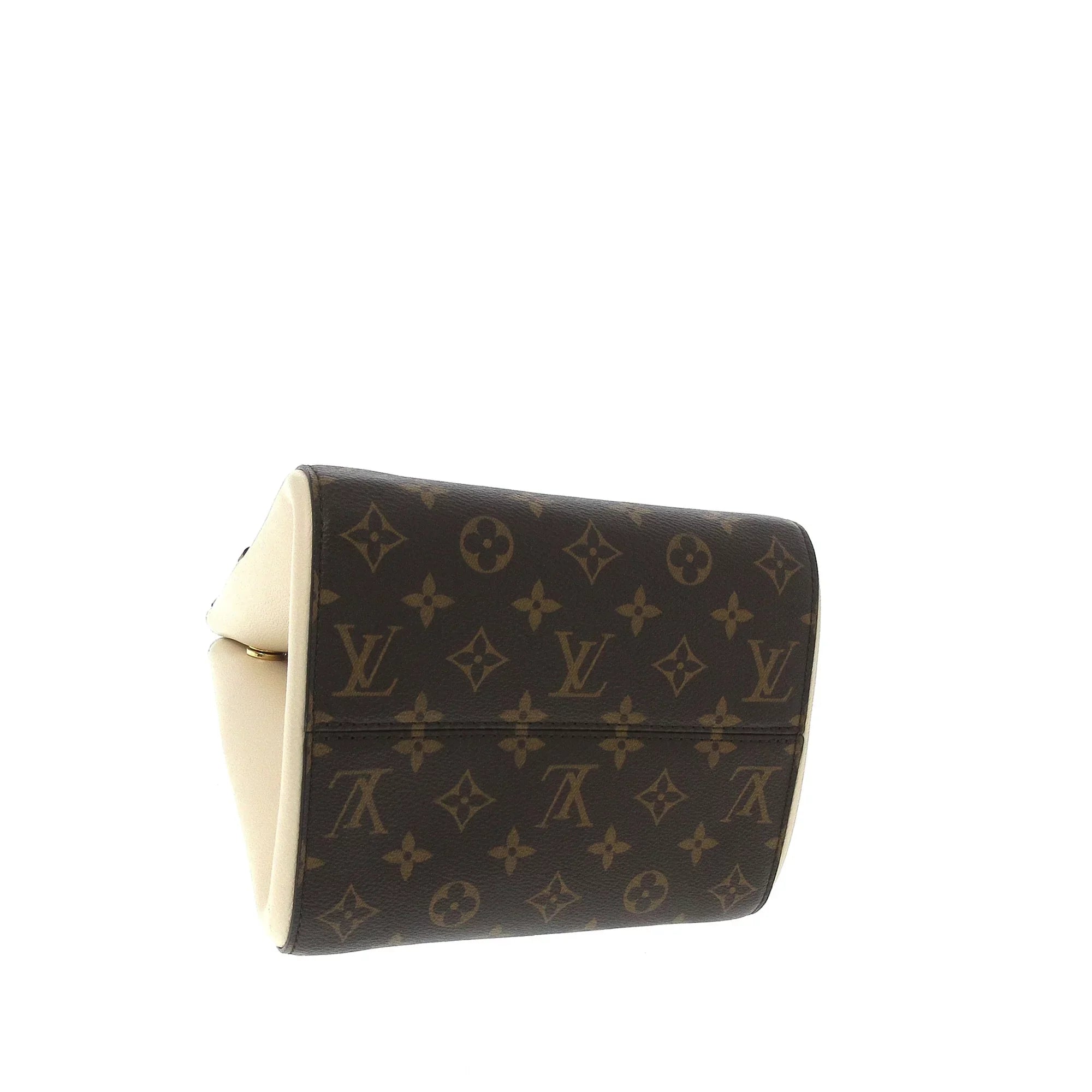 Pre-Owned Authenticated Louis Vuitton Random Access Memory Fold Tote PM Canvas Brown Satchel Unisex (Good)